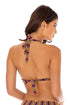 Luli Fama Jungle Glow TRIANGLE HALTER TOP